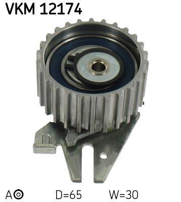 Galet tendeur de courroie de distribution (Galet tendeur de courroie crantée) SKF ref. VKM 12174
